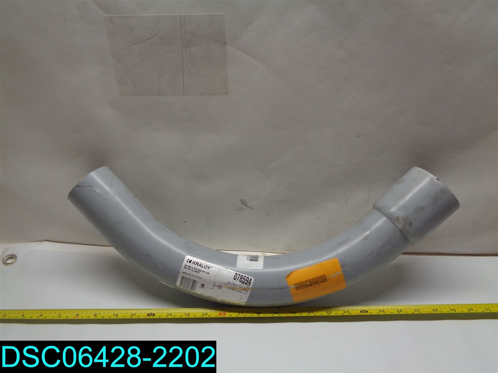 B40STD2590 2-1/2″ X 90D PVC STD CONDUIT ELBOW SPXBE SCH40 KRALOY BELL END