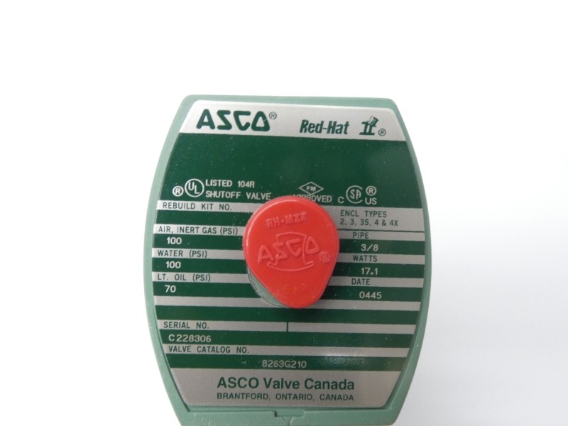 ASCO 8263G210 120/60V 100PSI 3/8″ NSMP
