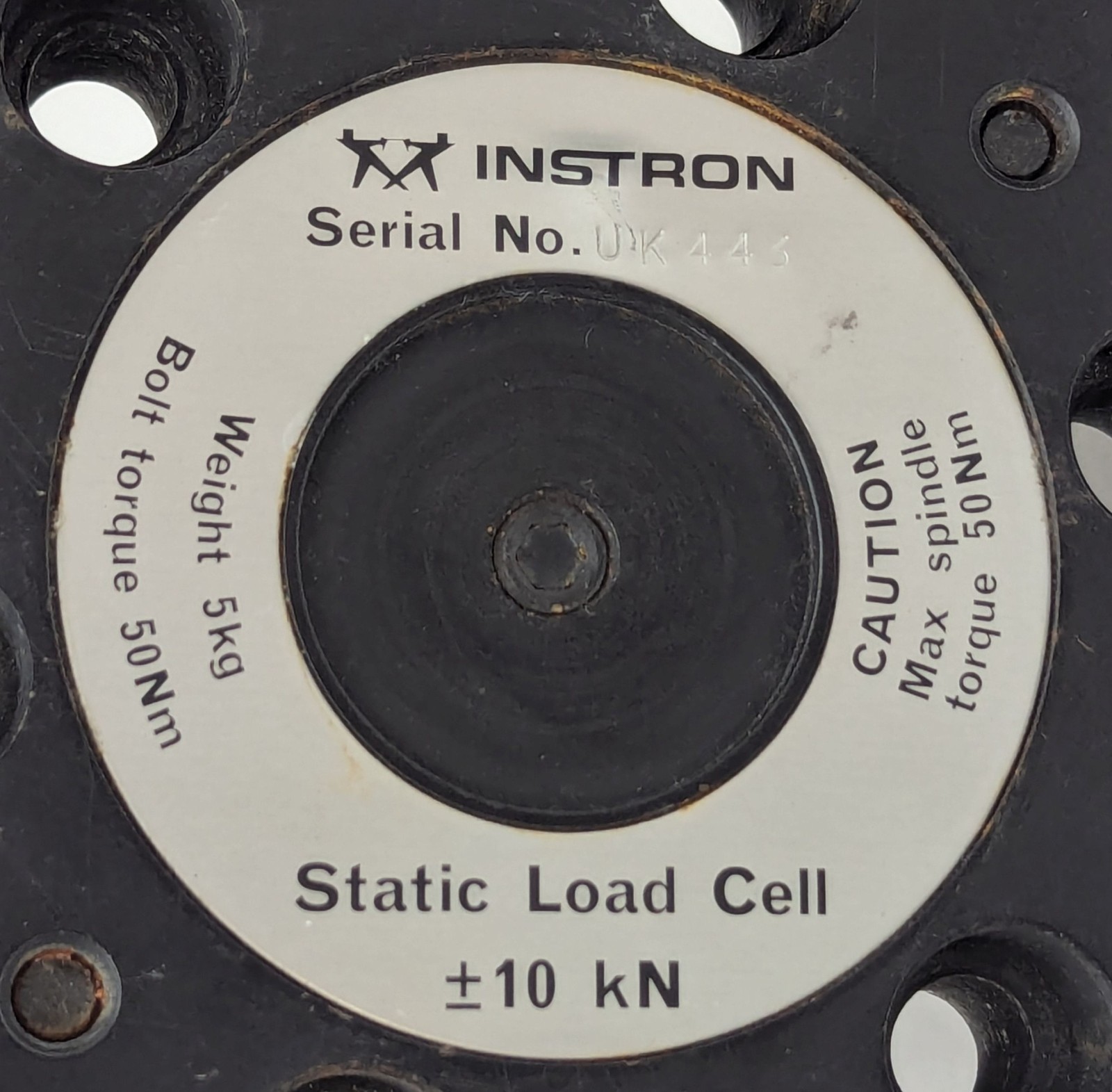 Instron 2525-804 Static Load Cell 10kN 2250lb Tension Compression 4400 5500 5800