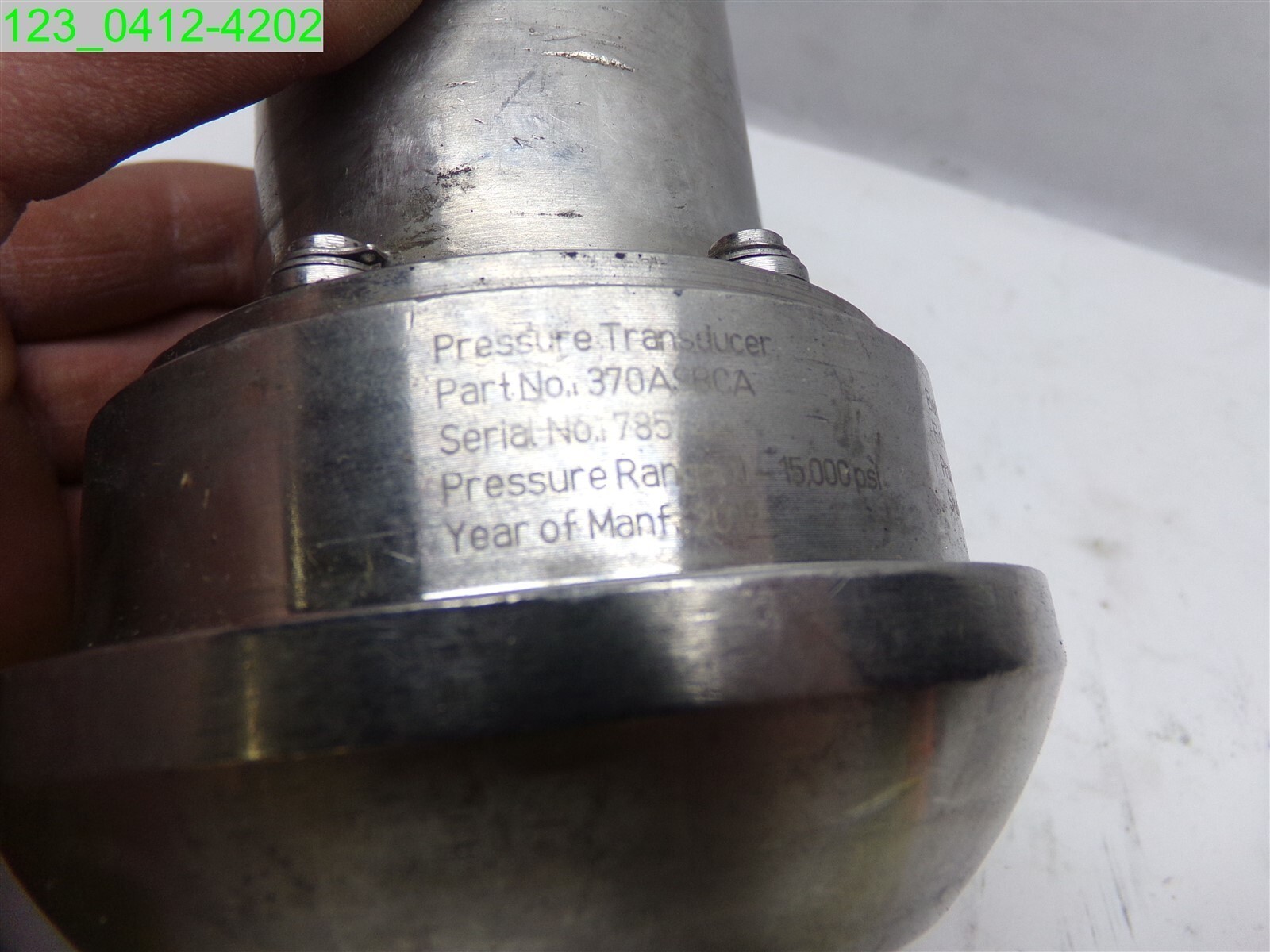 GP:50 Weco Hammer Union Pressure Transducer Transmitter Model # 370ASBCA
