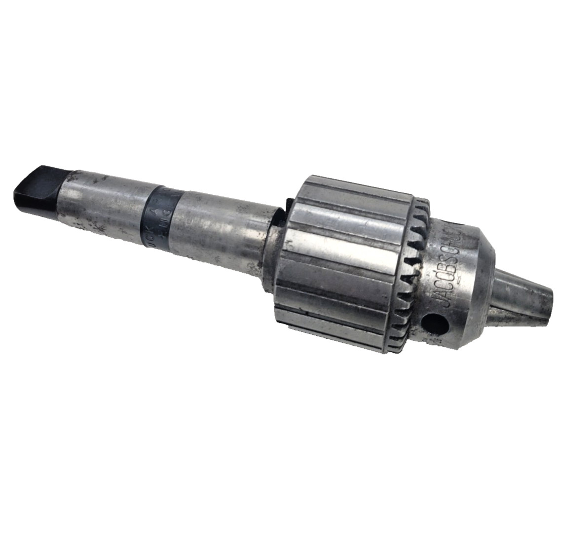 JACOBS CHUCK NO. 37KB 1/4-13/16″ MT#4 WITH JACOBS CHUCK KEY 4