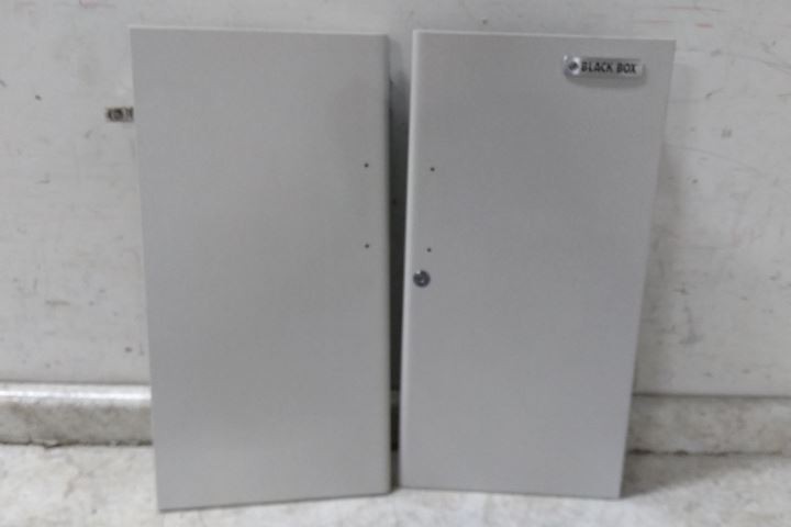 Black Box QCDF12U-LG Quiet Cab Front Doors 12U Light Gray