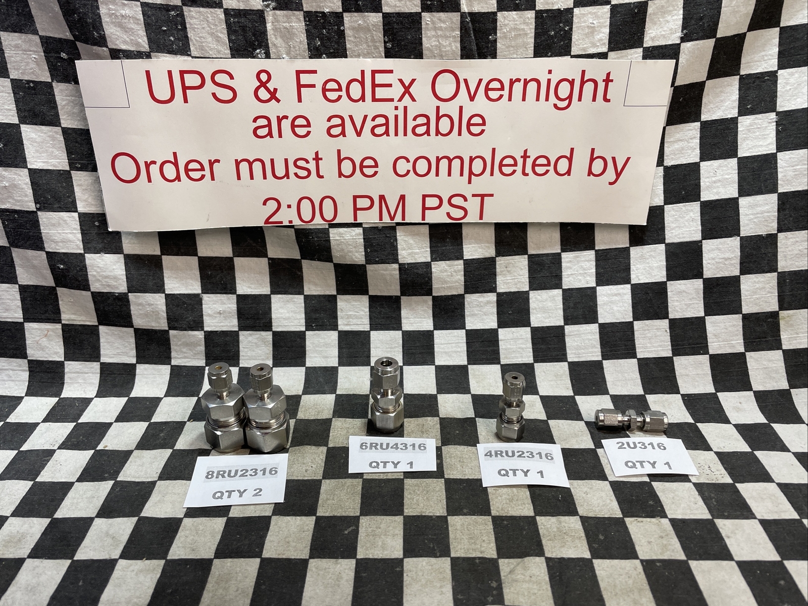 HOKE 8RU2316, 6RU4316, 4RU2316, 2U316, UNION RED, LOT OF 5, SHIPSAMEDAY #1326V26