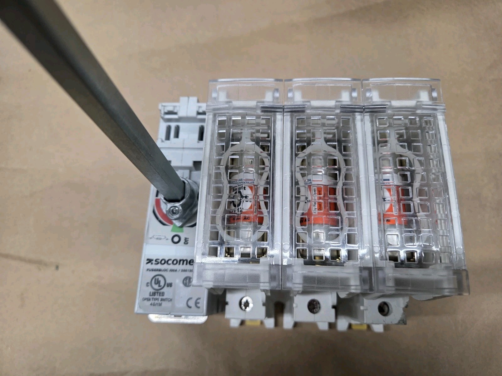 SOCOMEC FUSERBLOC J30A 38613004 SWITCH 30, 3PH