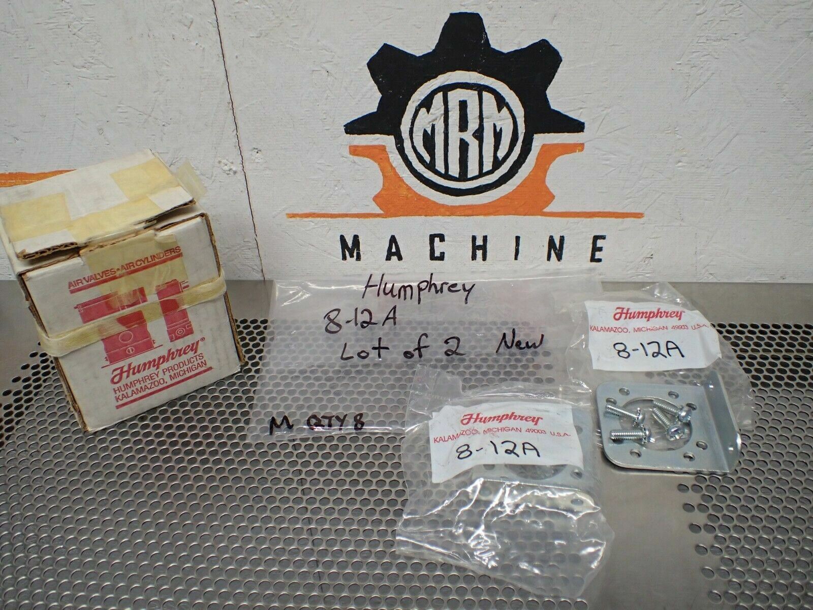 Humphrey 8-12A Mounting Brackets New Old Stock (Lot of 2)