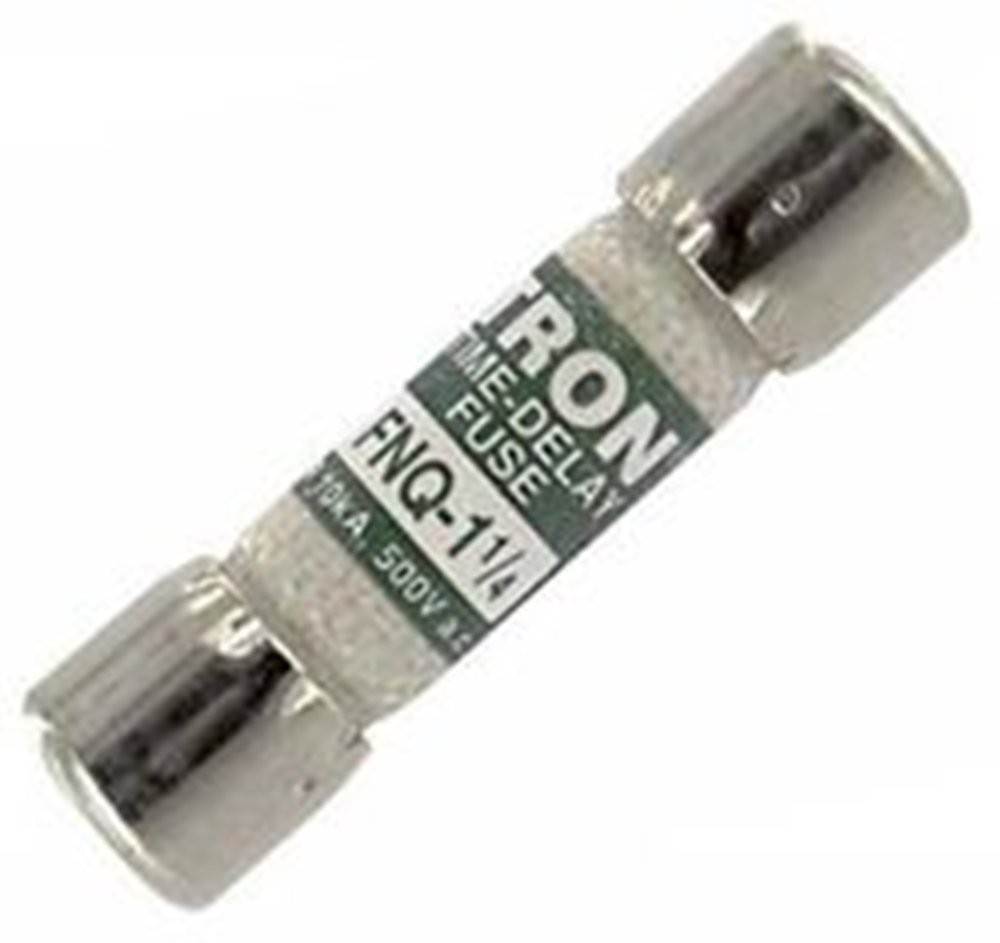 BUSSMANN FNQ-1-1/4 – 1-1/4A Tron Time-Delay Suppl. Cartridge Fuse 500V – 1EA