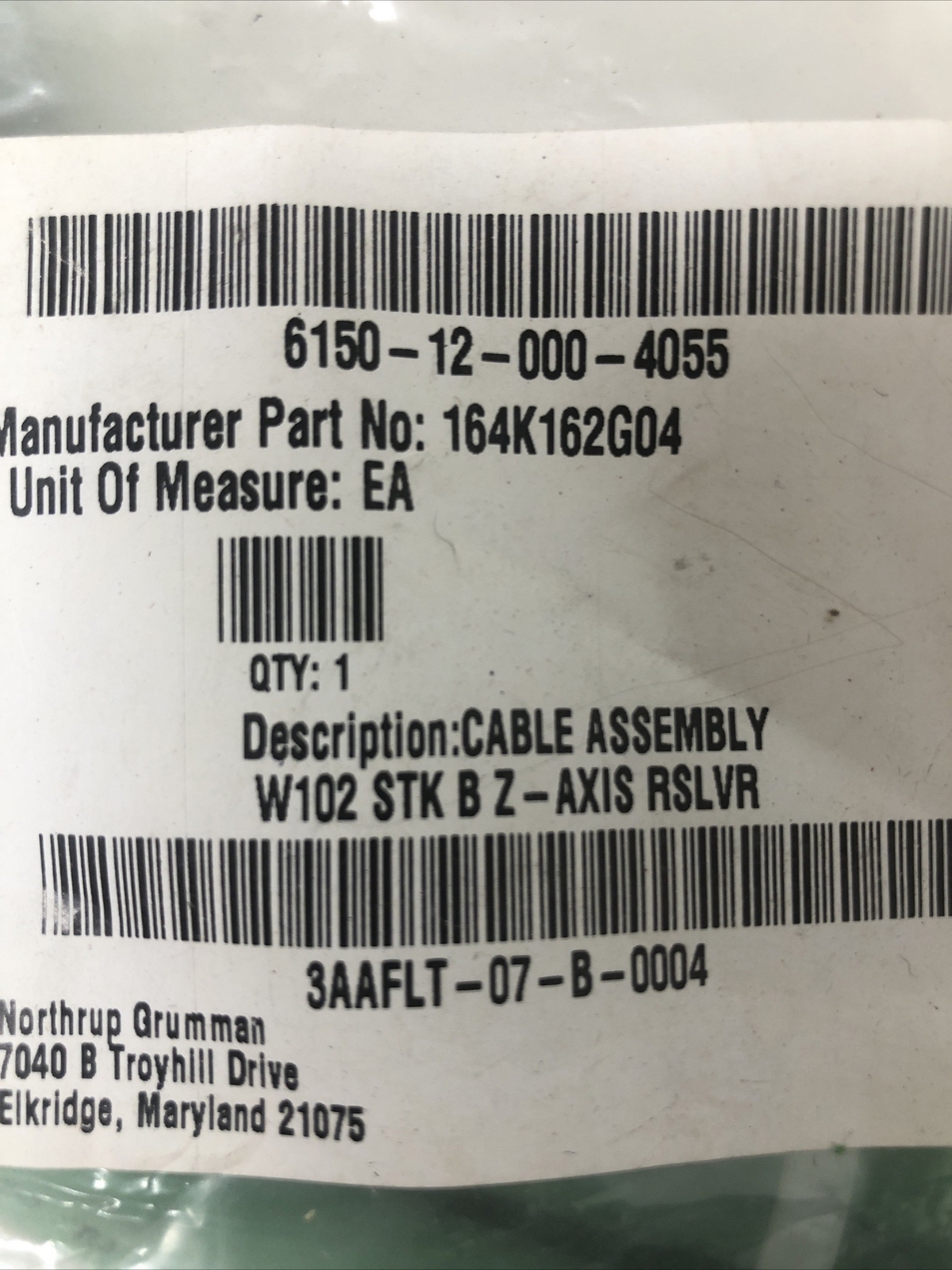 Turck 6150-12-000-4055 Cable Assembly; 164K162G04