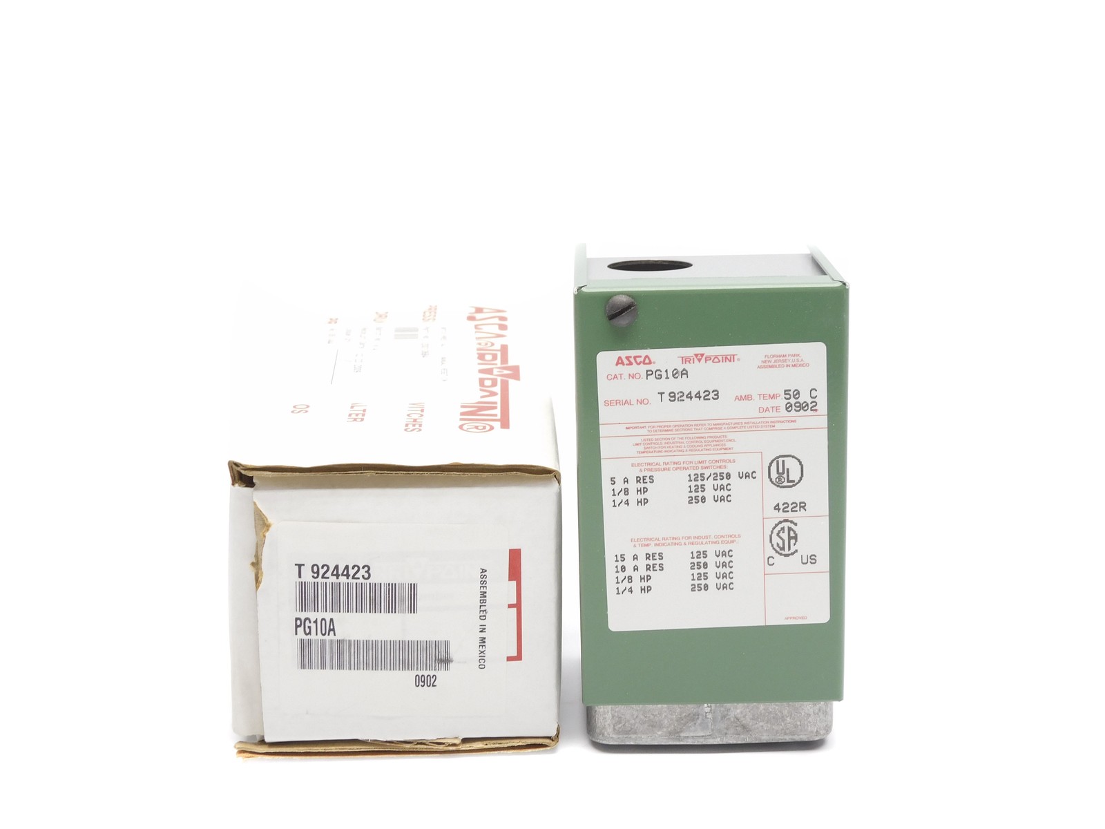 ASCO PG10A 125/250VAC 5A NSMP