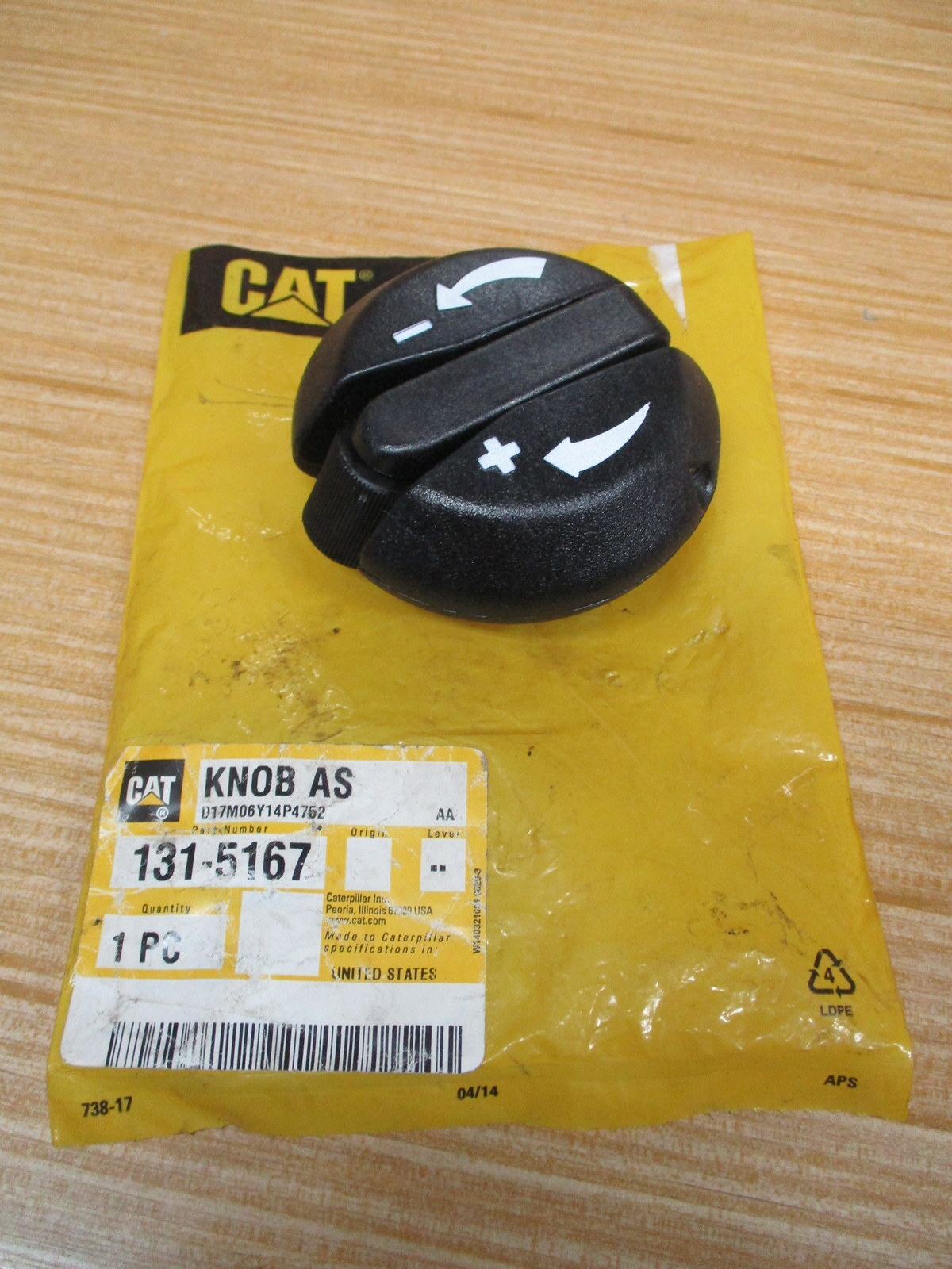 Caterpillar 131-5167 Cat Knob AS