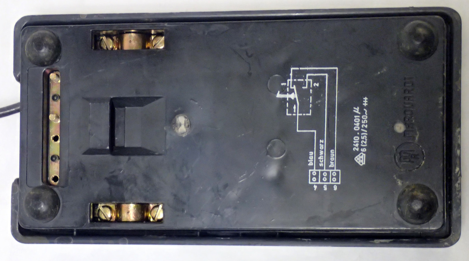 MARQUARDT 2410.0401µ 6 (2.5) A / 250 Vac CHANGEOVER FOOT SWITCH