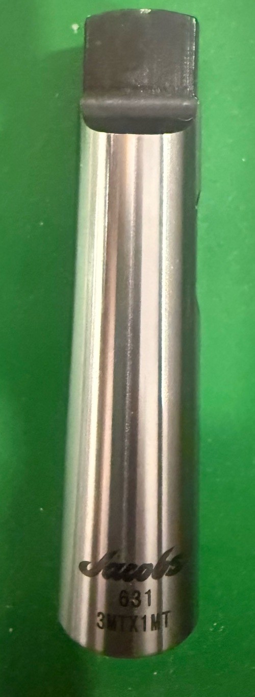 Jacobs 30430N. 631 Drill Sleeve Morse Taper. Drill SLV MT 3MT X 1MT Brand New