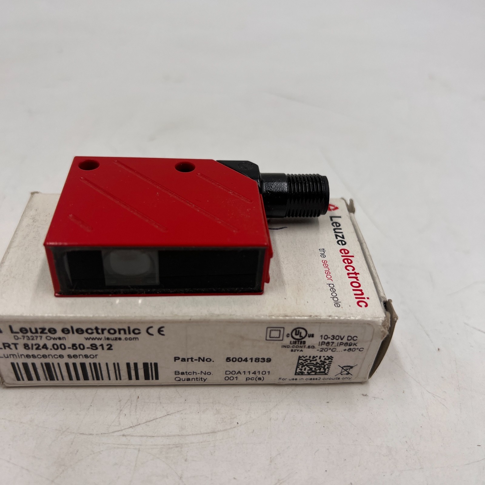 Leuze Electronics LRT-8/24.00-50-S12 NEW Luminescence sensor 50041839