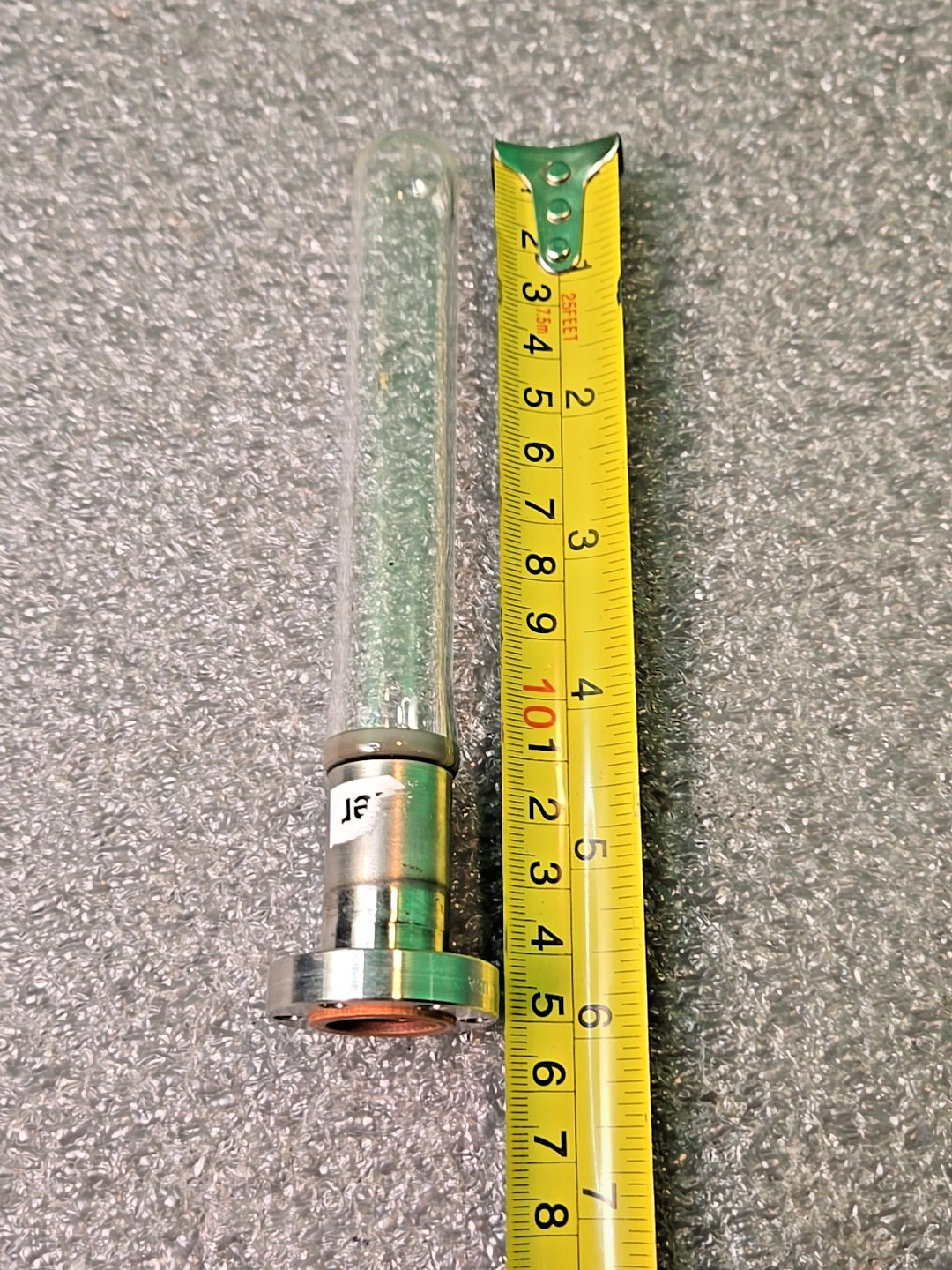 Accu-Glass Closed-End Dome Pyrex to High Vacuum Conflat Flange | 211005
