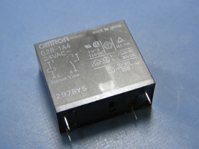 OMRON G2R-1A4-DC24 Qty of 10 per Lot General Purpose Relay SPST-NO (1 Form A) 2