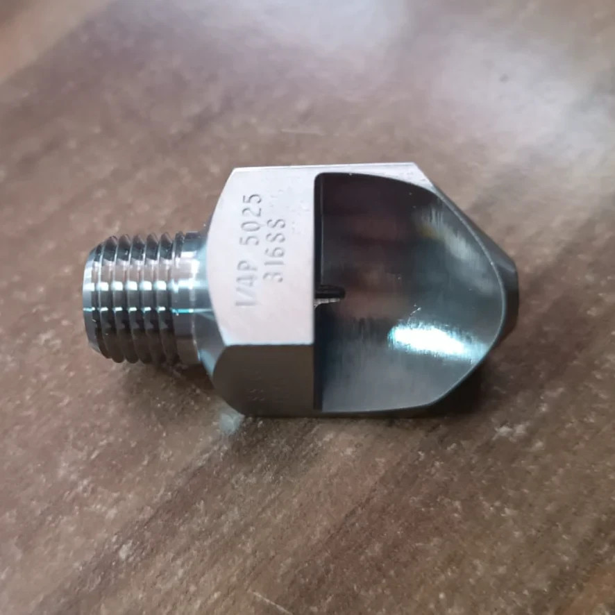 Spraying Systems 1/4P-316SS5025 Flatjet Nozzle 1/4″ Stainless Steel CUSTOMS INCL