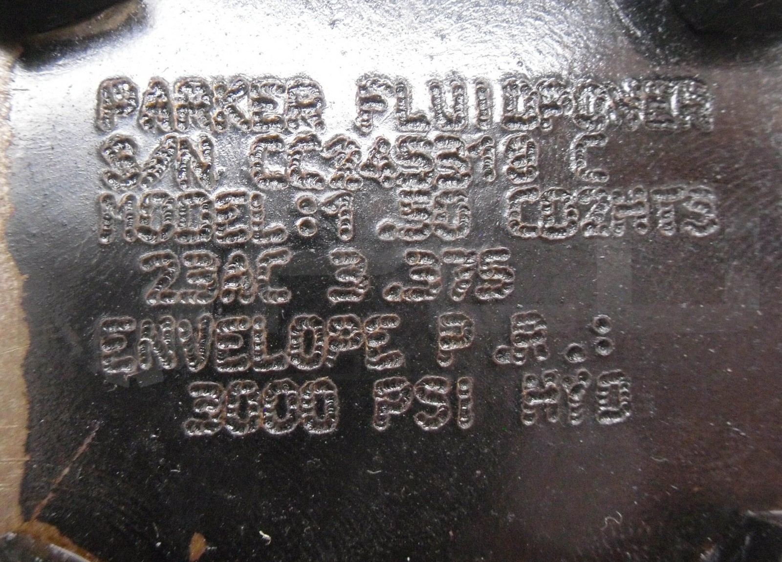 PARKER FLUIDPOWER CC245319 C CYLINDER, 3000 PSI (1.50 CD2HTS 23AC 3.375)