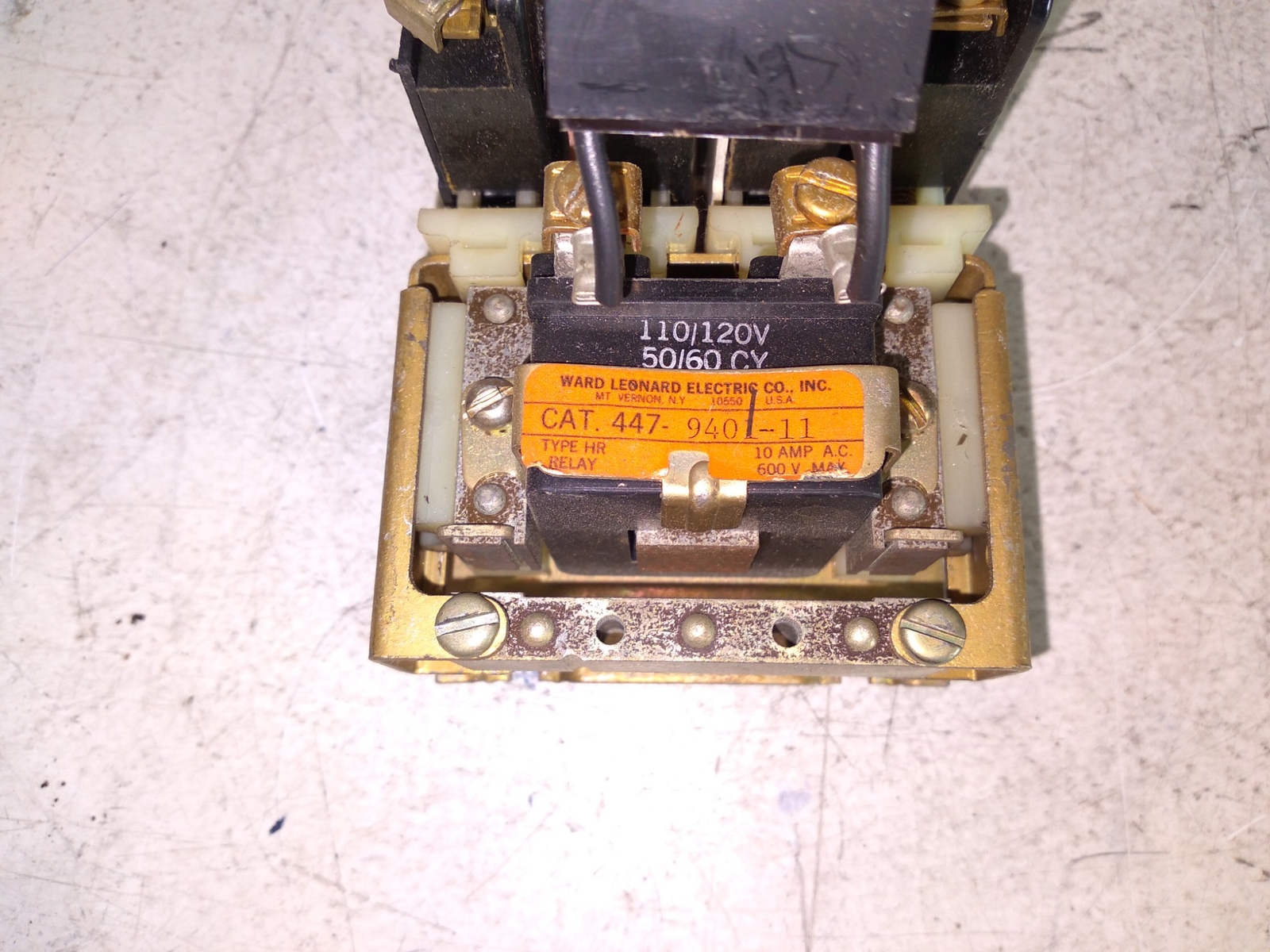 WARD LEONARD ELECTRIC 447-9401-11 76620-WE 120 VAC