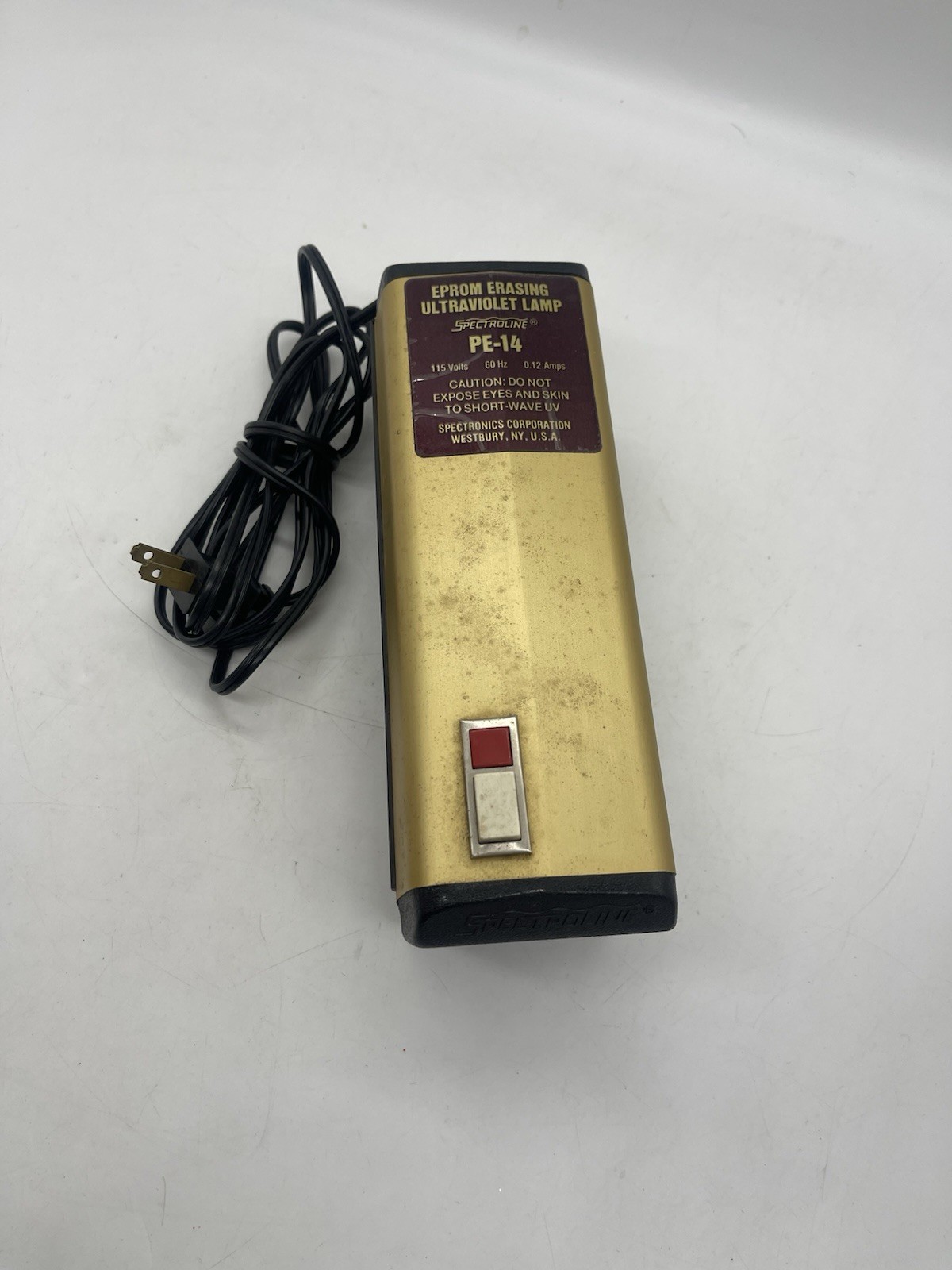 Spectroline PE-14 EPROM Erasing Ultraviolet Lamp