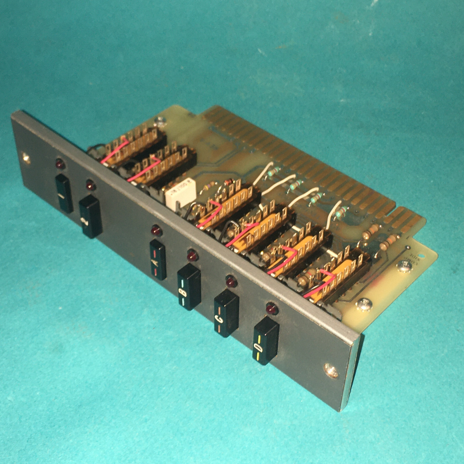 ADM MIXER MODULE BUSS SELECTOR 3-010-4124 MIXING BOARD BUS COMPONENT M6402-011 U