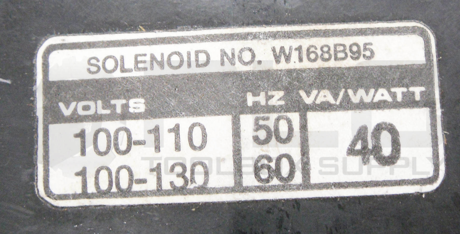 NEW DECCO W168B95 SOLENOID COIL 100-130V 50/60HZ 40W