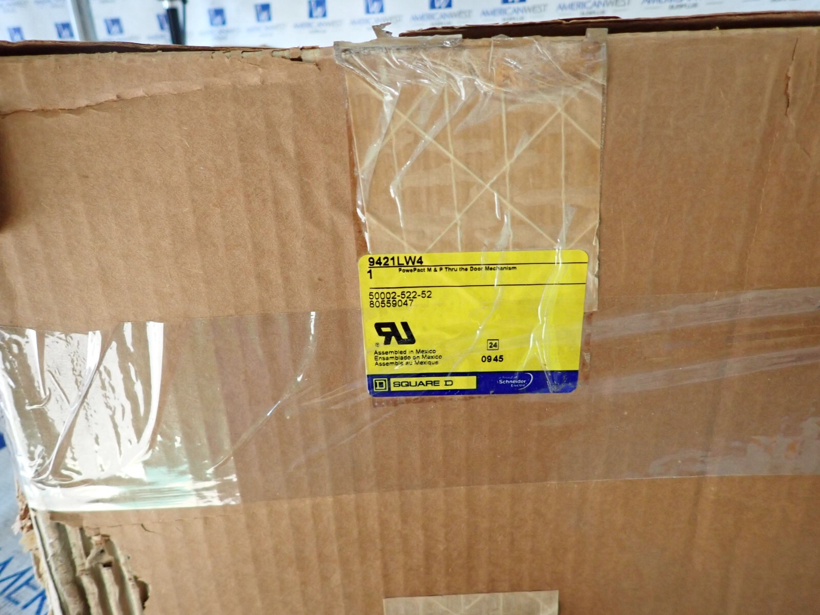 New Square D 9421LW4 PowerPact M P Through the Door Mech 9421LHP8