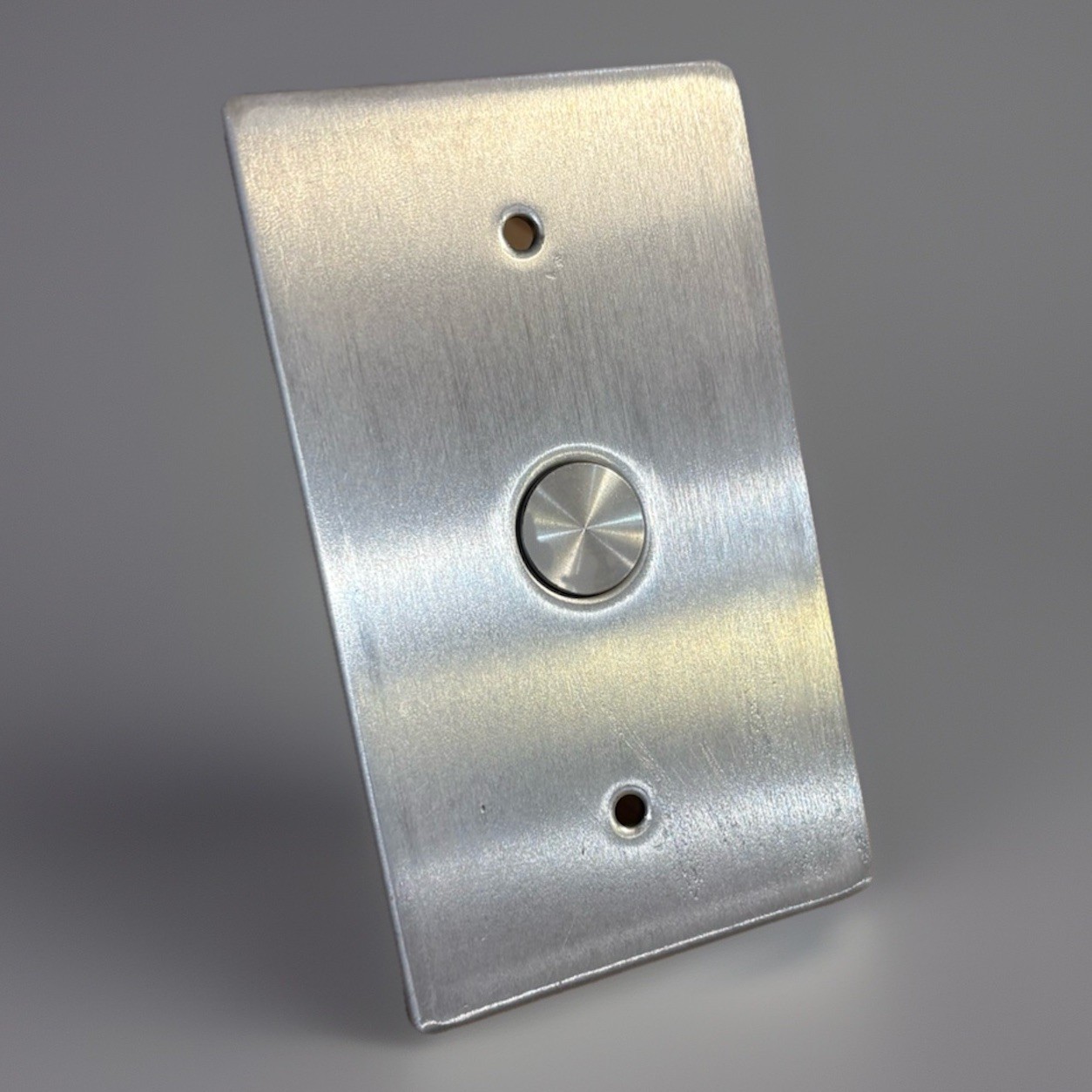 Quam 504510 Single Gang Call Box / Elevator Push Button, Stainless Steel, New