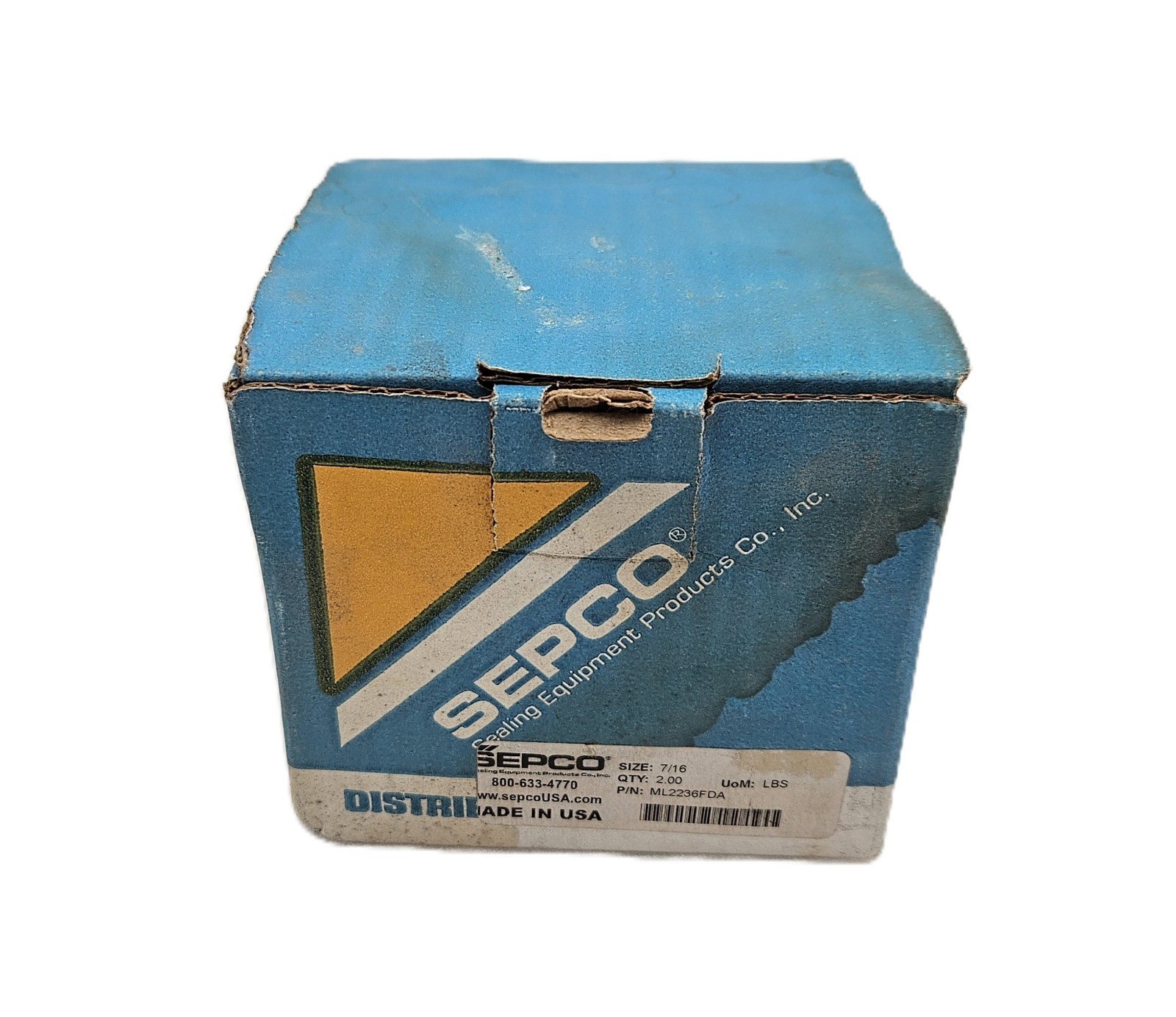 SEPCO ML 2236FDA PTFE PACKING SIZE 7/16 (FAST SHIPPING)