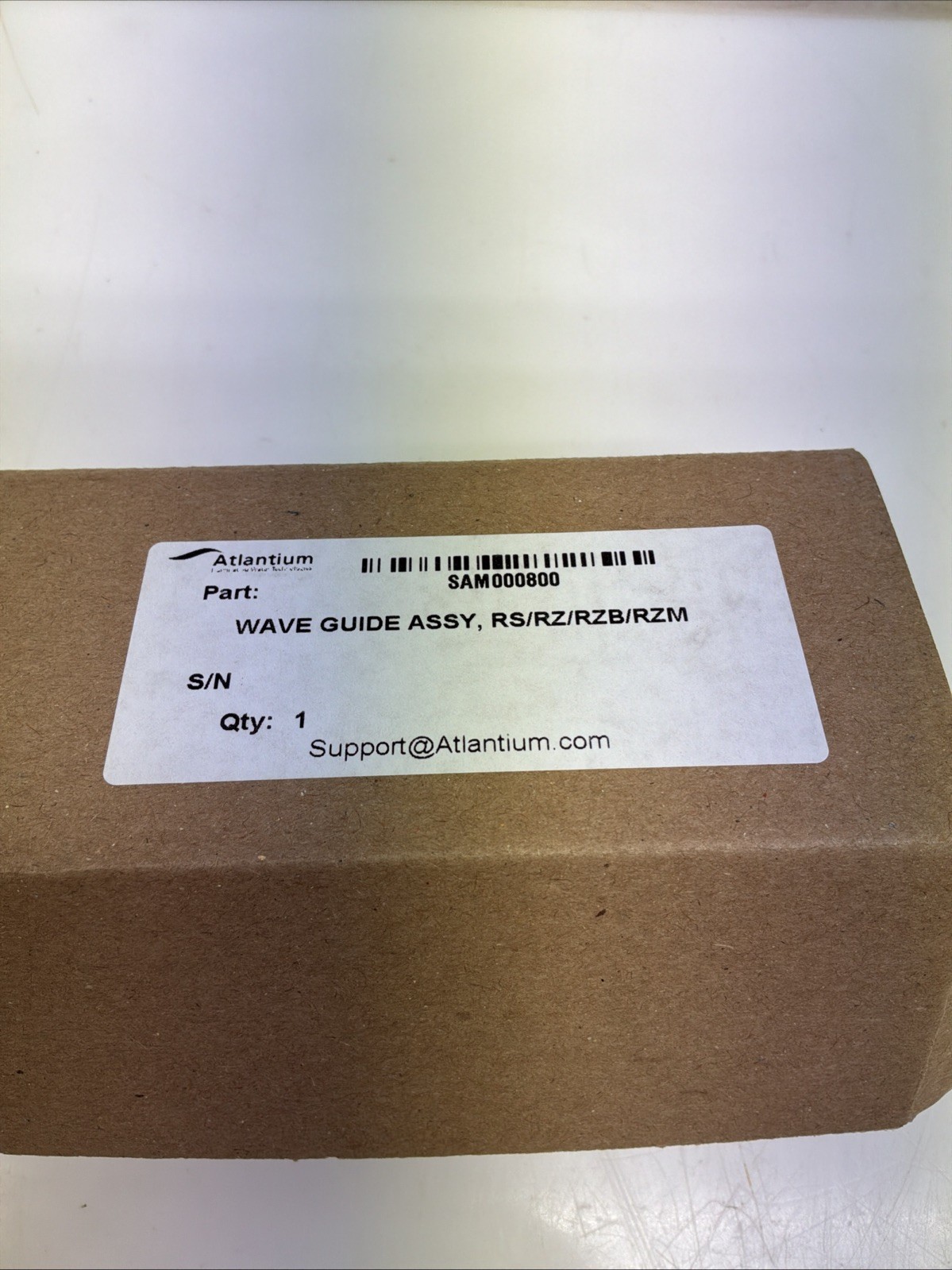 Atlantium Wave Guide Assembly RS/RZ/RZB/RZM P/N SAM000800 NIB