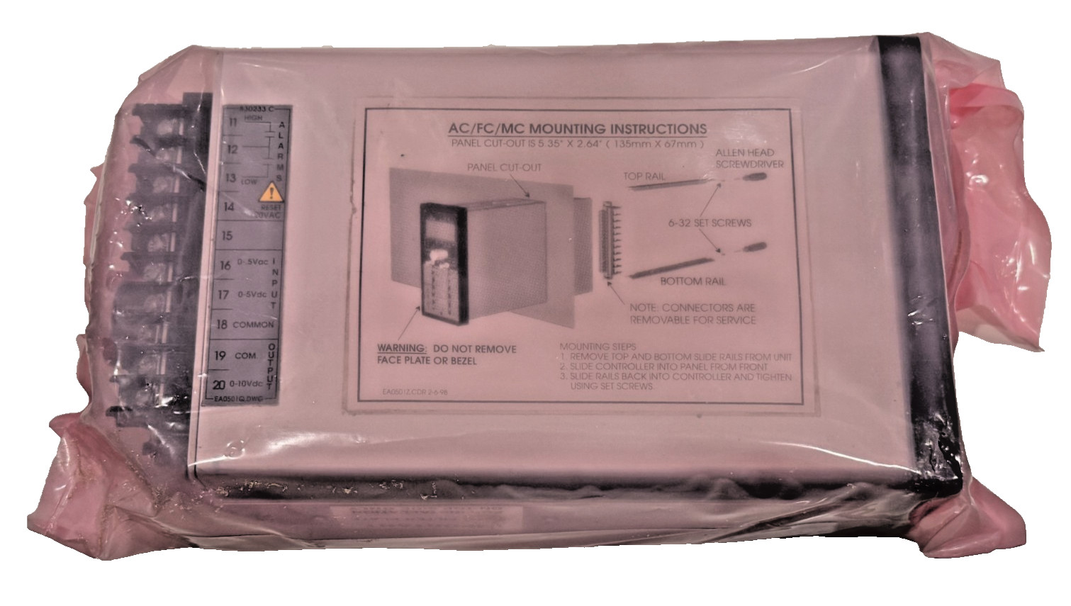 NEW ELECTRONICS INC. 999201 AC CONTROLLER 120VAC 1.3A