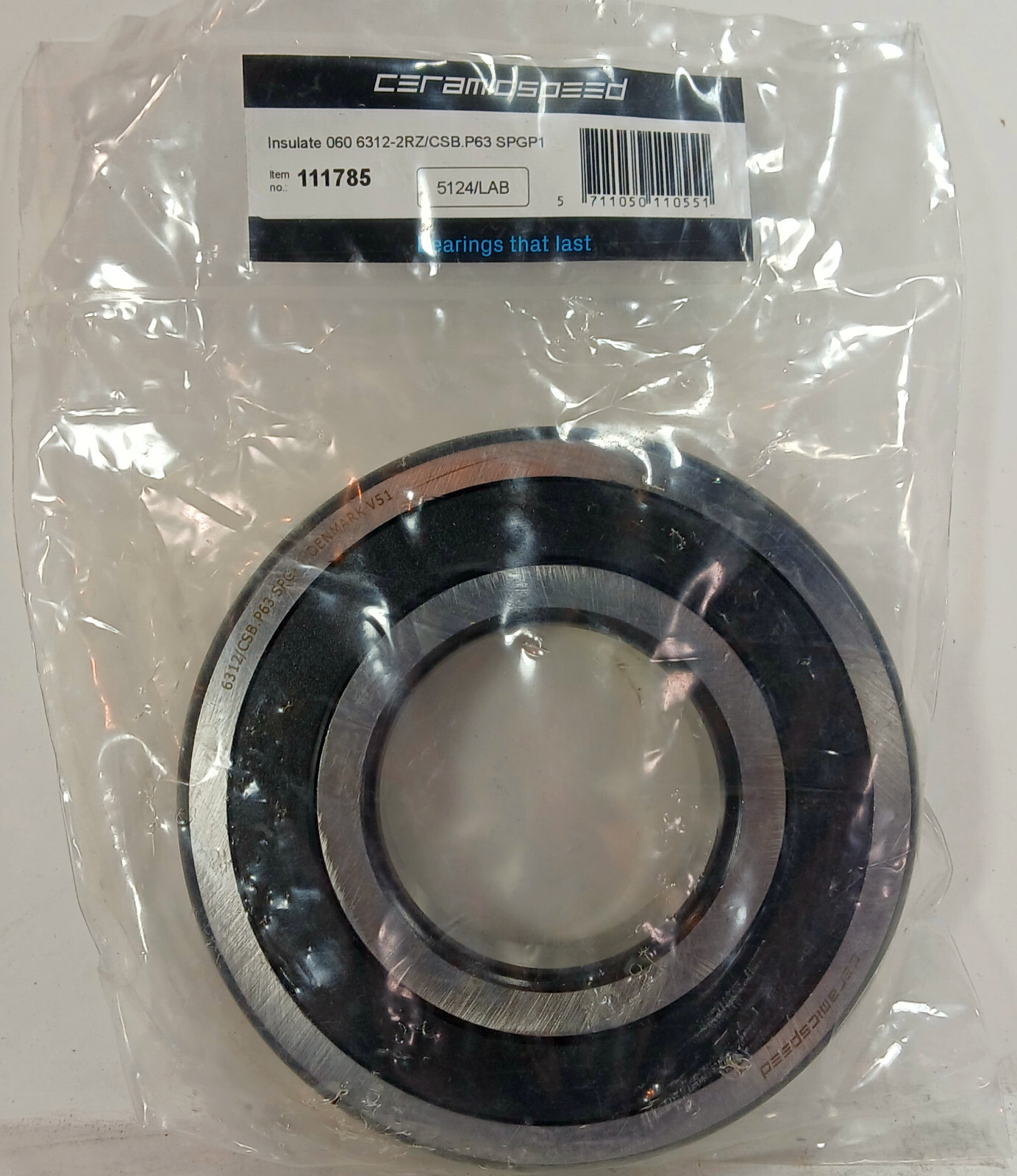 1 NEW CERAMICSPEED 6312-2RZ/CSB.P63 HYBRID CERAMIC BEARING NNB ***MAKE OFFER***