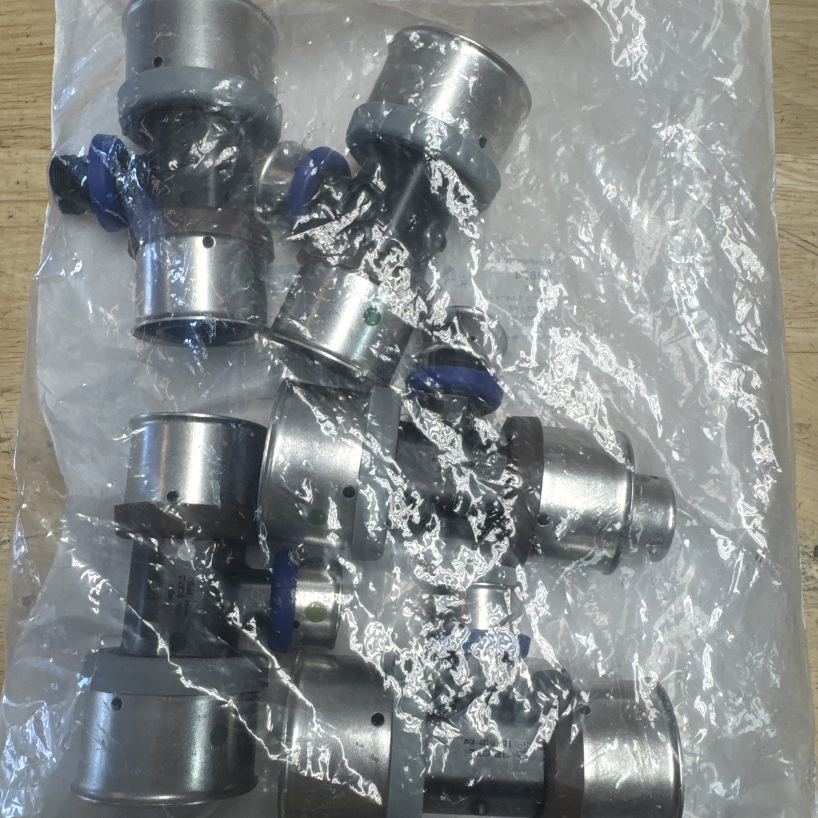 Viega 49874 PureFlow 1-1/2 x 1-1/4 x 3/4 Inch Press Reducing Tee🔥