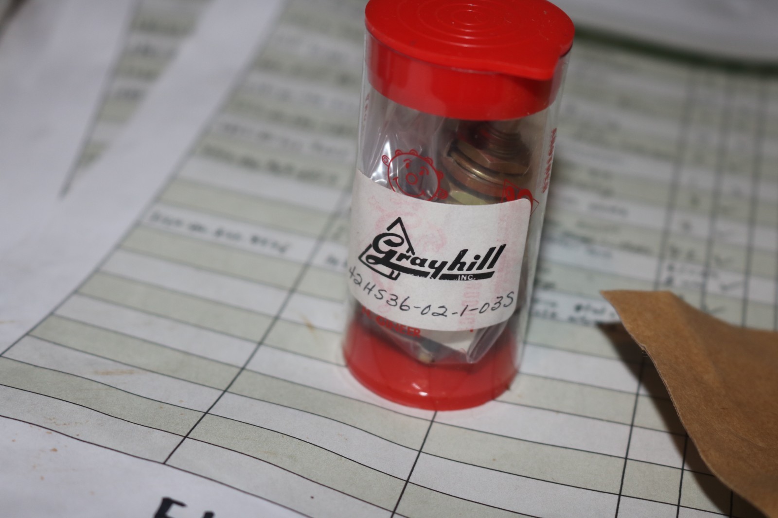 NOS Grayhill rotary switch PN 42HS36-02-1-3S 5930-01-118-6362