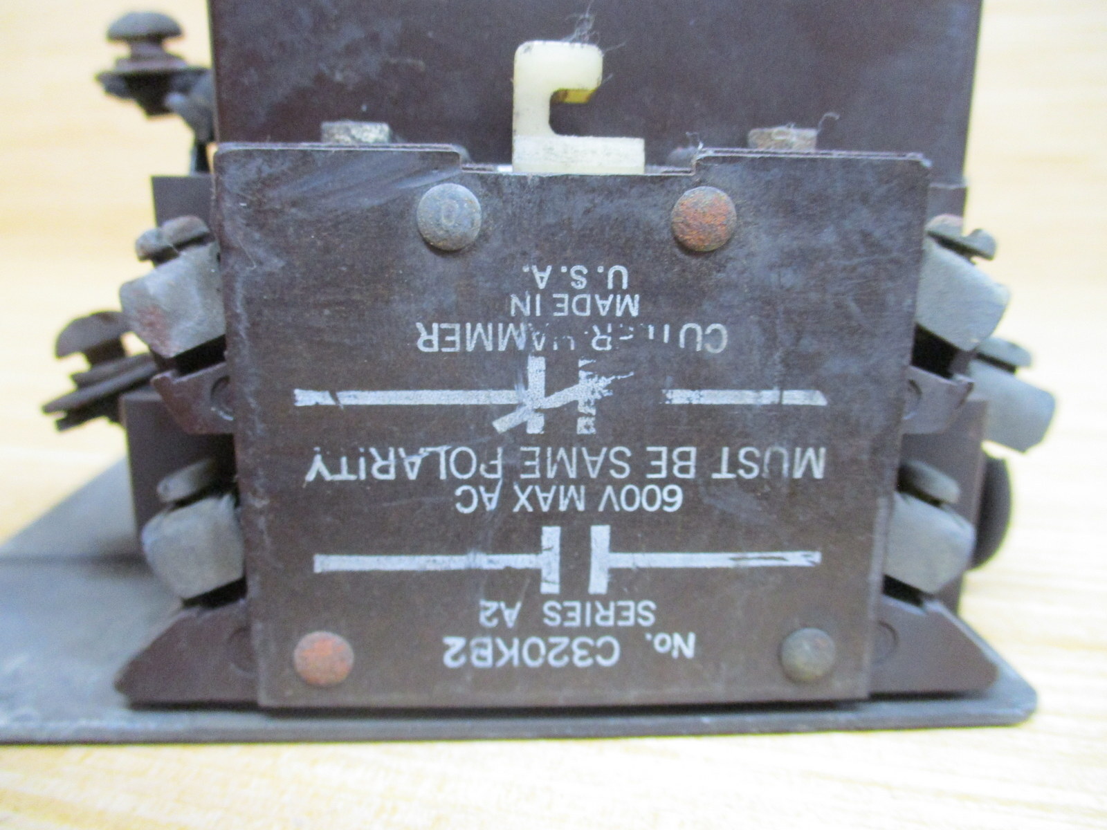 Cutler Hammer A51CNO Reversing Contactor A51CN0 A50CG0; W/ Bracket