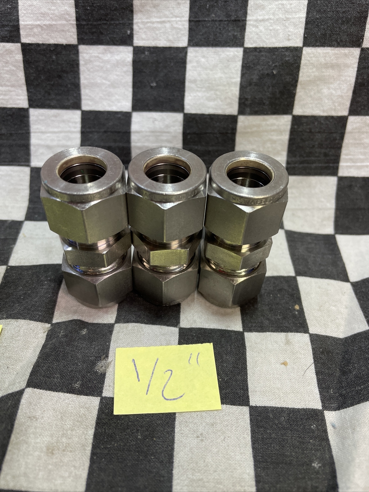 SWAGELOK UNION 1/2″, SS-810-6 SS-810-6-6 SS-810-6-4, LOT OF 5 SHIPSAMEDAY#1540W3