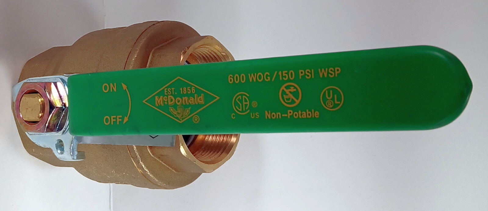 1 NEW MCDONALD 10710 600WOG/150PSI WSP 2” CSA GAS BALL VALVE NNB **MAKE OFFER**