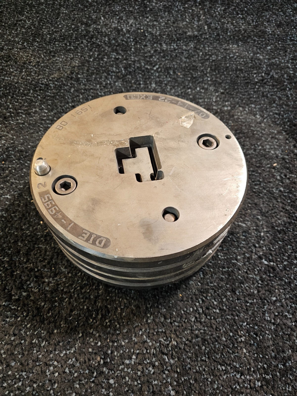 Exco 1-4995 2 07-14-22 BO 1651, 7-3/4″ Dia x 3.5″ Height Extrusion Die