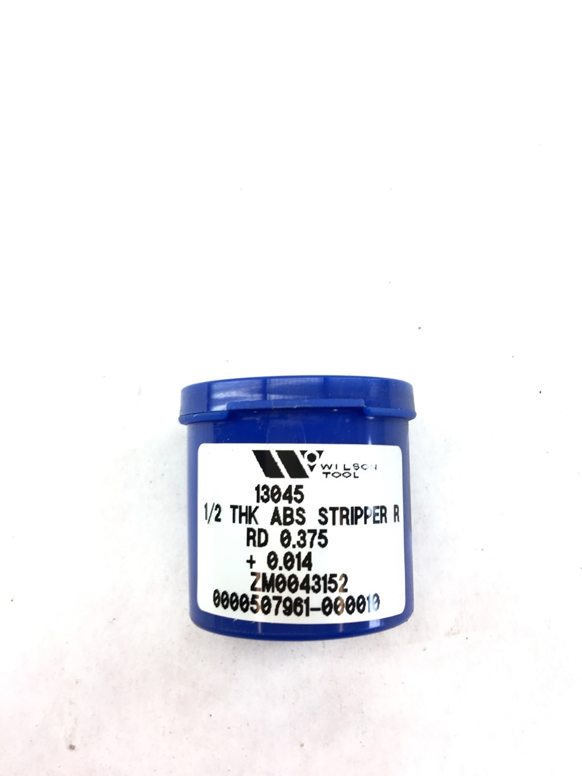 NEW WILSON TOOL 13045 1/2 THK ABS STRIPPER R, RD 0.375, +0.014, FAST SHIP! H23