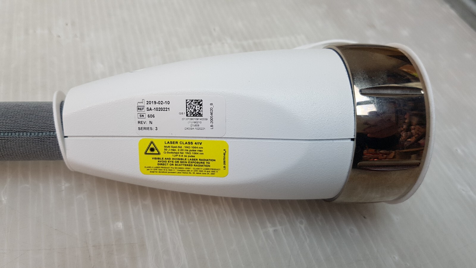 2019 LUMENIS Q-SWITCHED ND: YAG Treatment Head Handpiece SA-1020221
