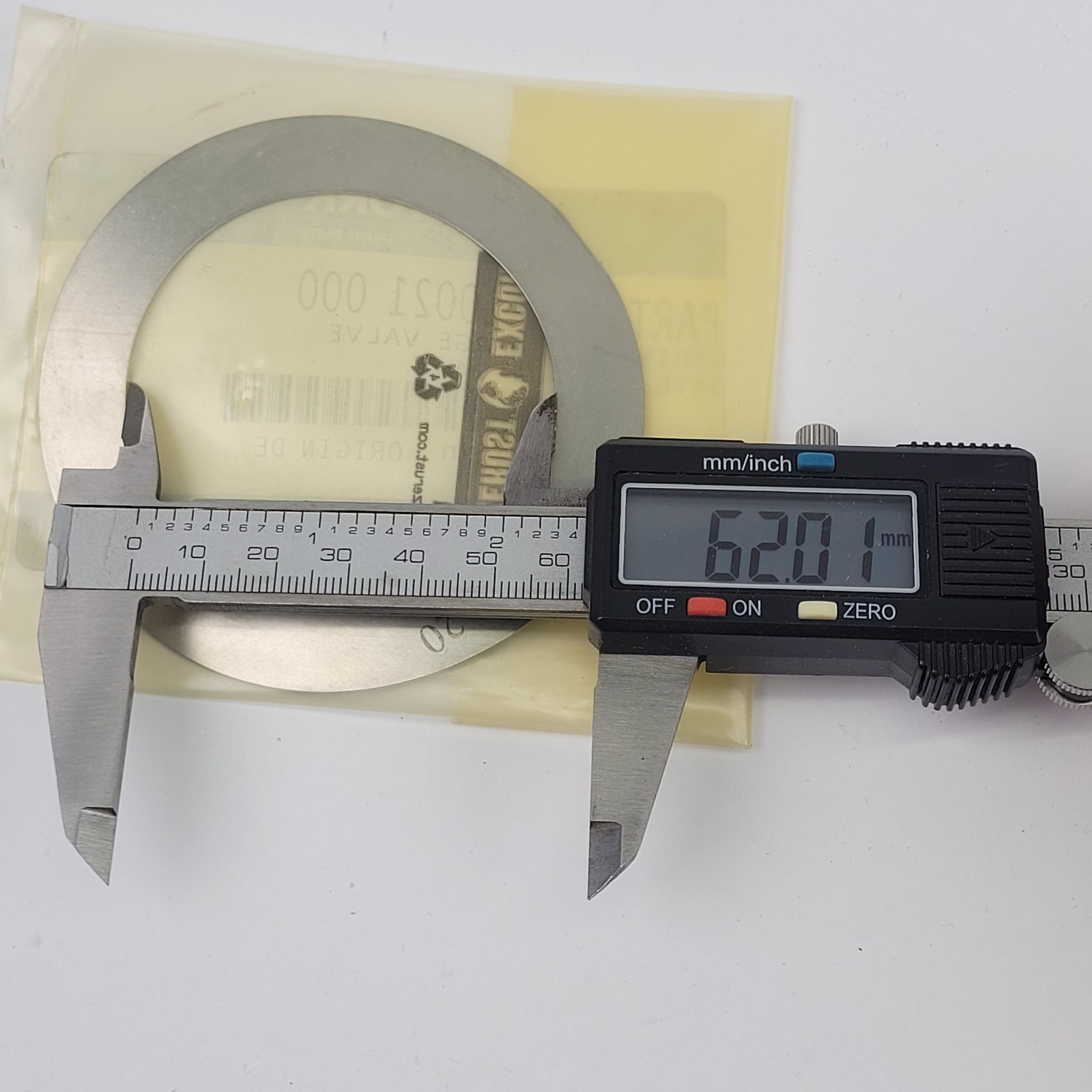 York 022 10021 000 Valve Spring Discharge, 88mm OD, 62mm ID, 0.8mm Thickness