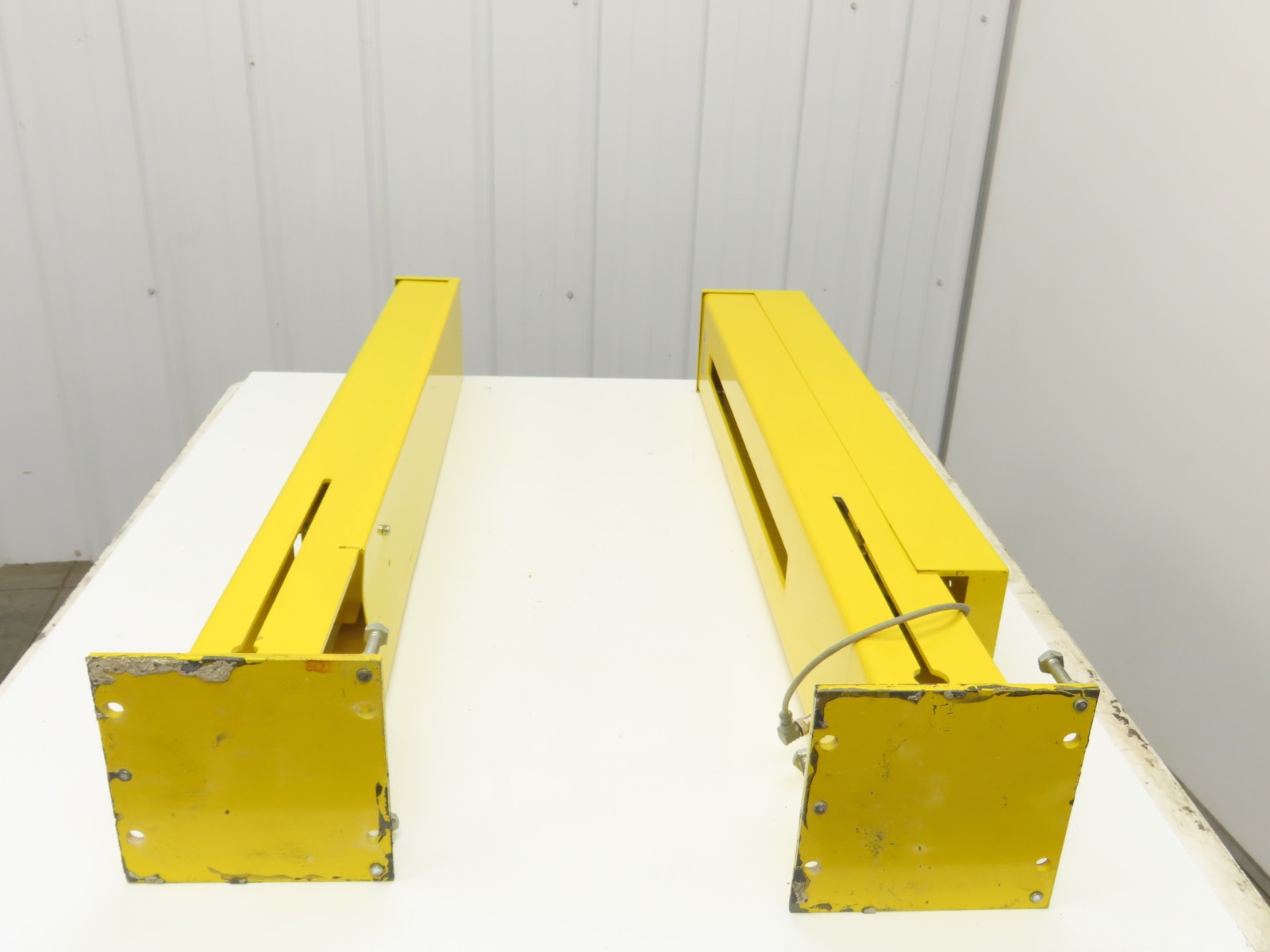 Sick Safety Light Curtain And Mirror Steel Column Set 4-Bolt Mount