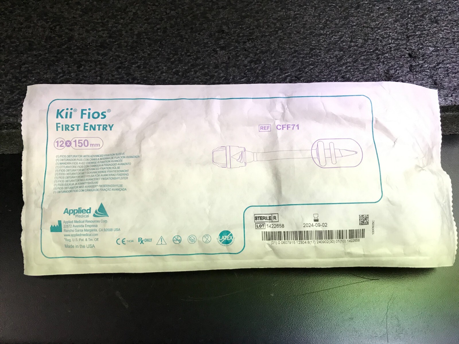 APPLIED MEDICAL Kii Fios First Entry 12x150mm CFF71 2024-09-02