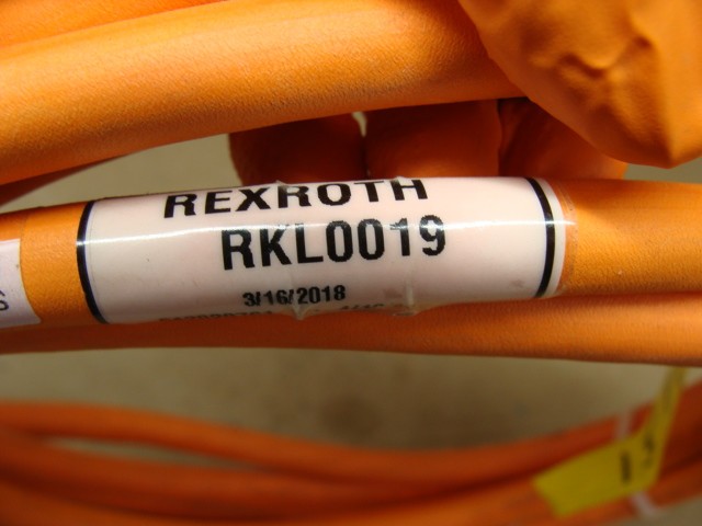 REXROTH SERVO MOTOR POWER CABLE RKL0019 INK0653 06 21 42/17 600V 15 FEET