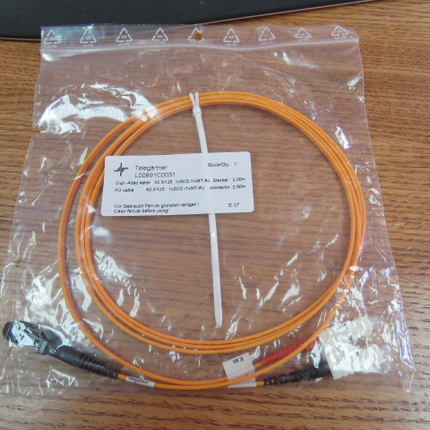 TELEGARTNER KARL GARTNER GMBH L00891C0031 Qty of 5 per Lot FO Duplex Dichord Ad