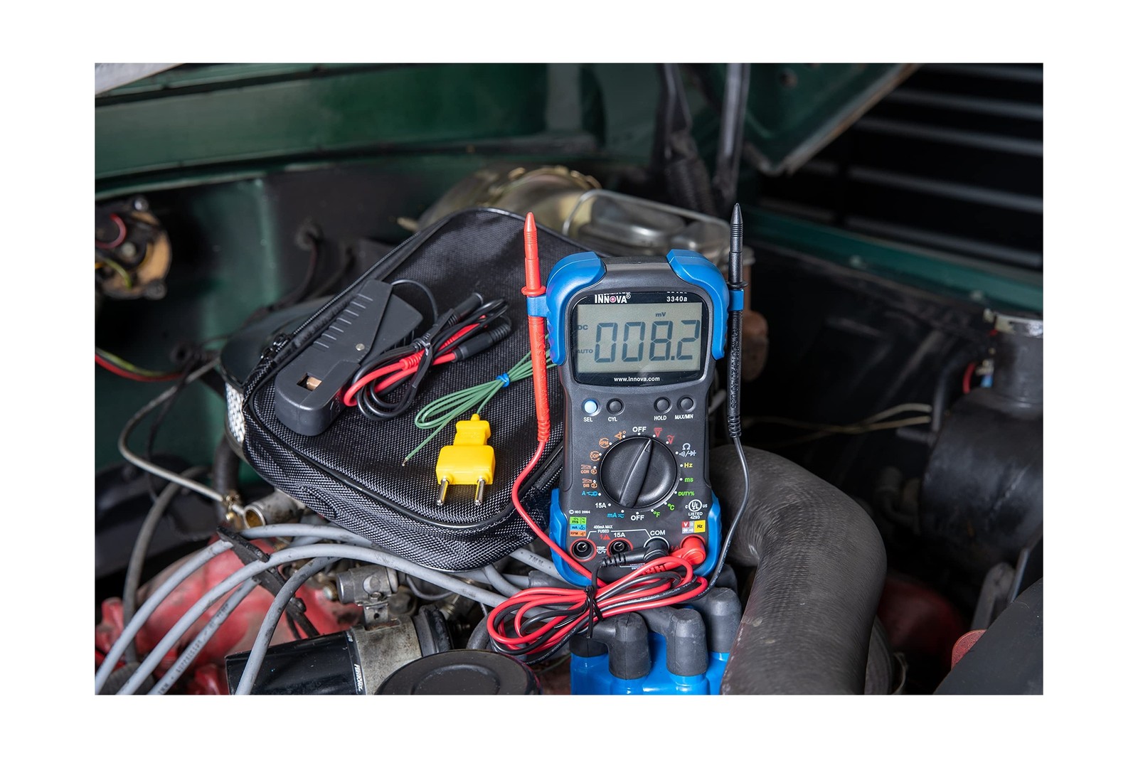 Innova 3340 Professional Automotive Digital Multimeter, Black