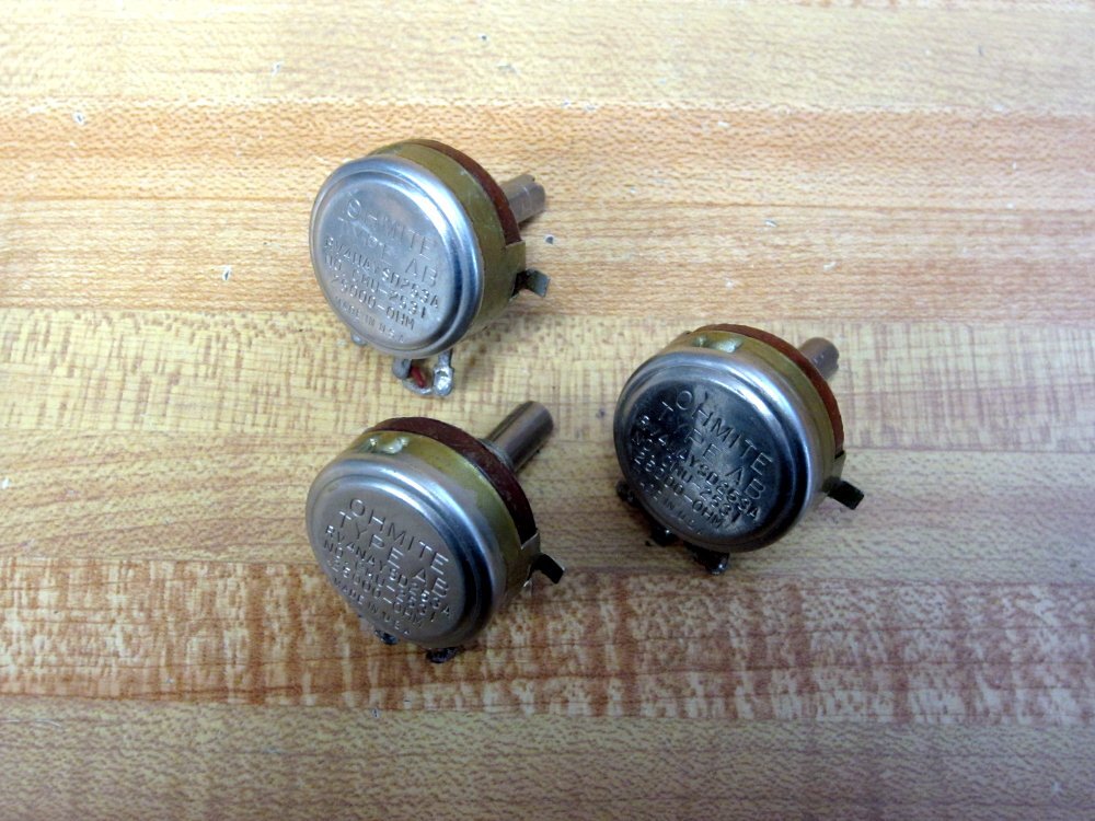 Ohmite RV4NAYSD253A 25KΩ Potentiometer CMU-2531 (Pack of 3)