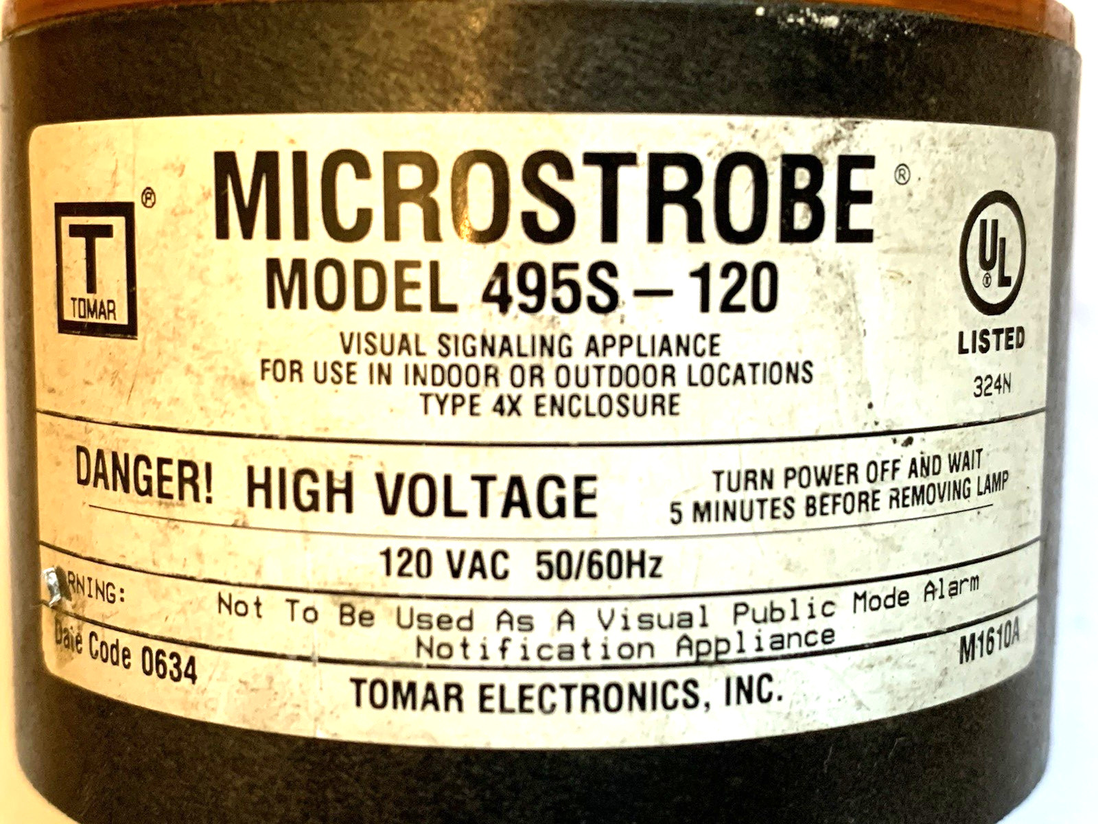 TOMAR 495S-120 GREEN MICROSTROBE 120VAC 50/60HZ $27.01 + FREE SHIPPING