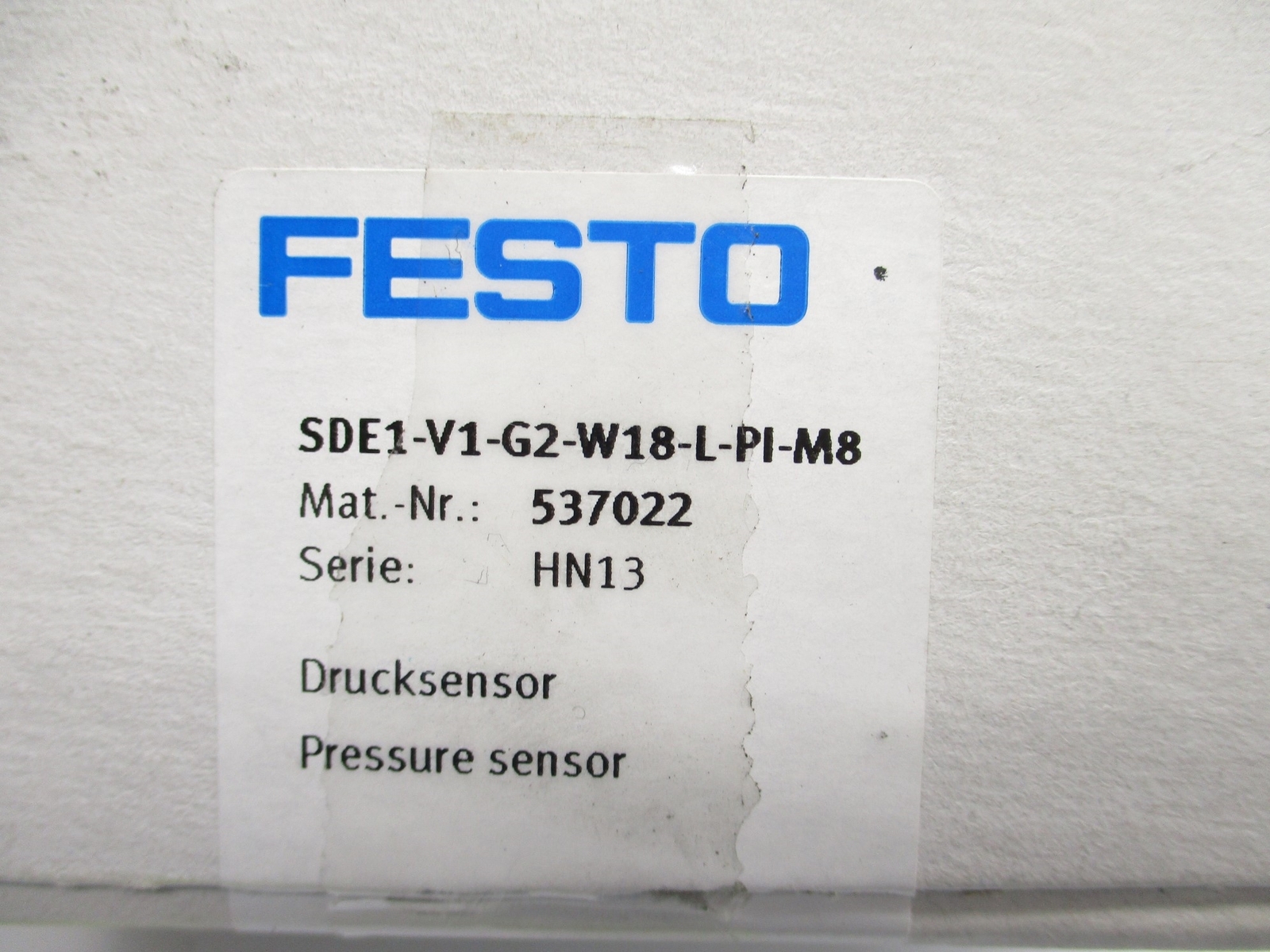 FESTO SDE1-V1-G2-W18-L-PI-M8 NSMP