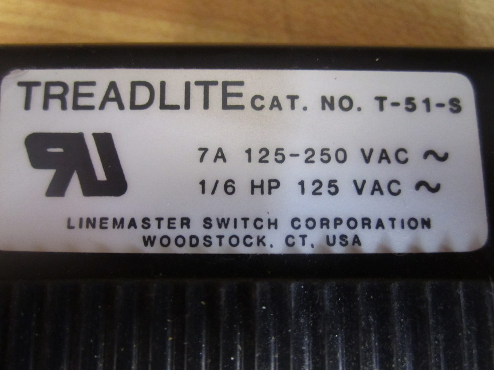 Linemaster T-51-S Foot Switch T51S Peddle Only