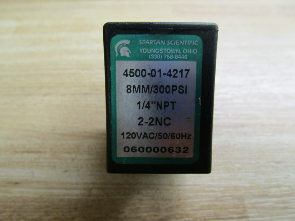 Spartan Scientific 4500-01-4217 Solenoid Valve 4500014217