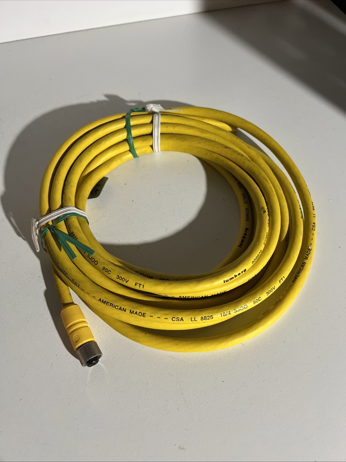 lumberg RKT4-629/5M FeMale 18/4 4-pin Sj00 Wire Cable Connector Automation See P